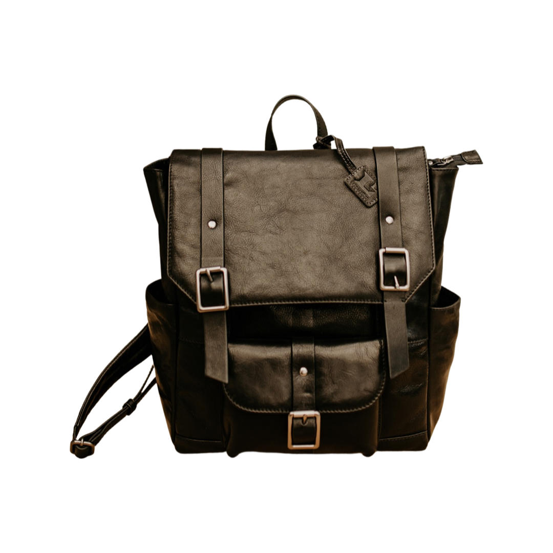 Lake Leather - Plenty - Unisex Large Leather Backpack