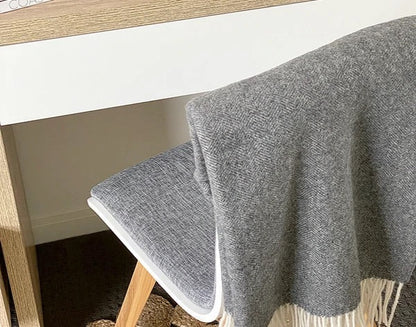 Codu Home - Hampton- Merino Blend Tasseled Blanket