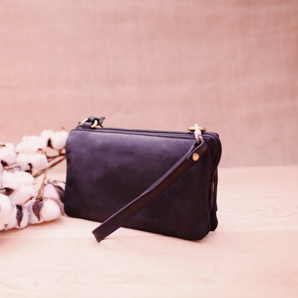 Lake Leather - New Norfolk- Women's Small Leather Crossbody Clutch