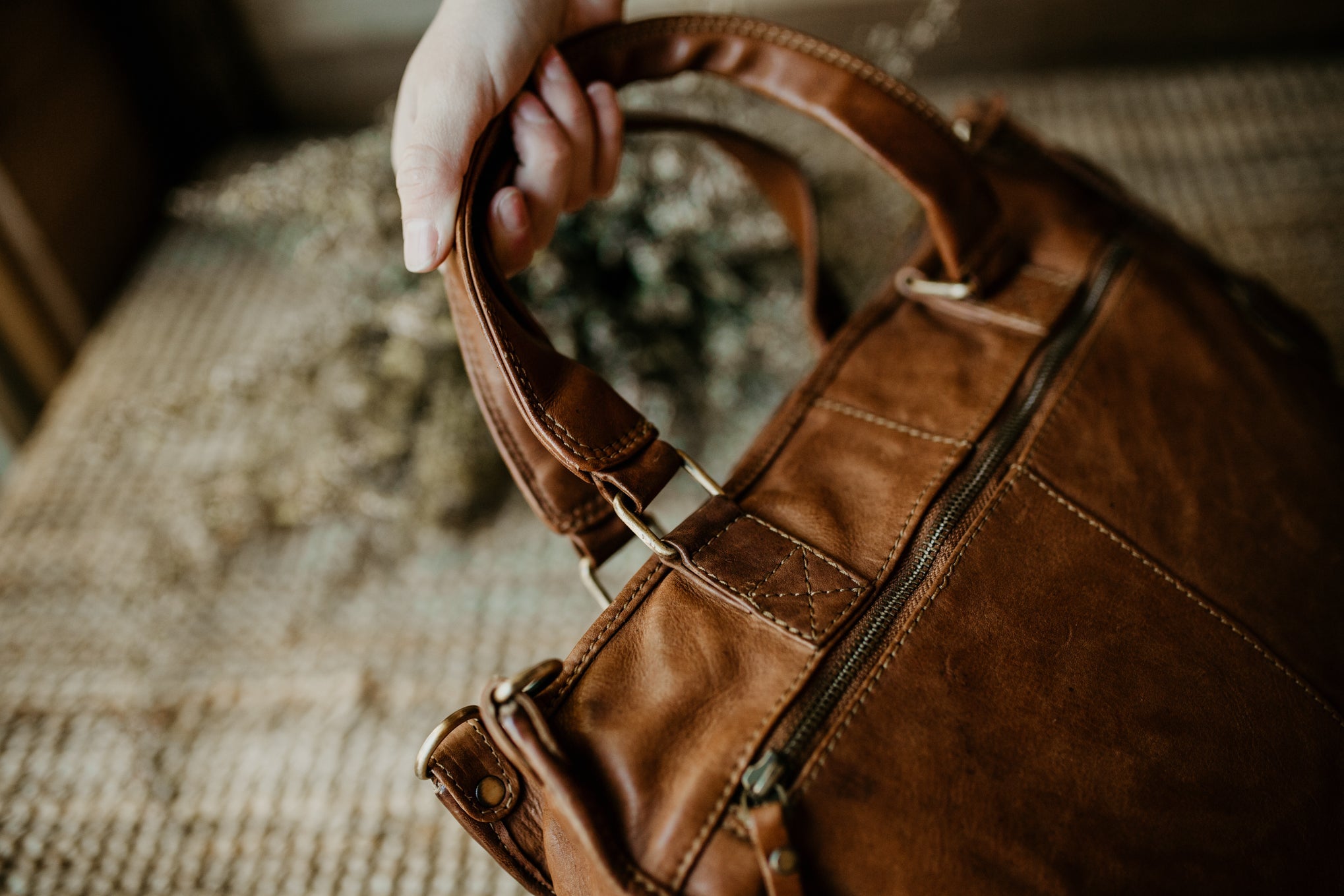 Lake Leather - Cranbrook - Unisex Small Calf Leather Briefcase Messenger
