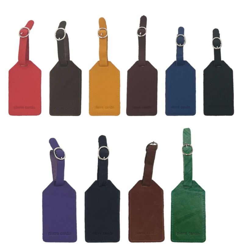 Pierre Cardin - PC 3761 - Unisex Leather Luggage Tags